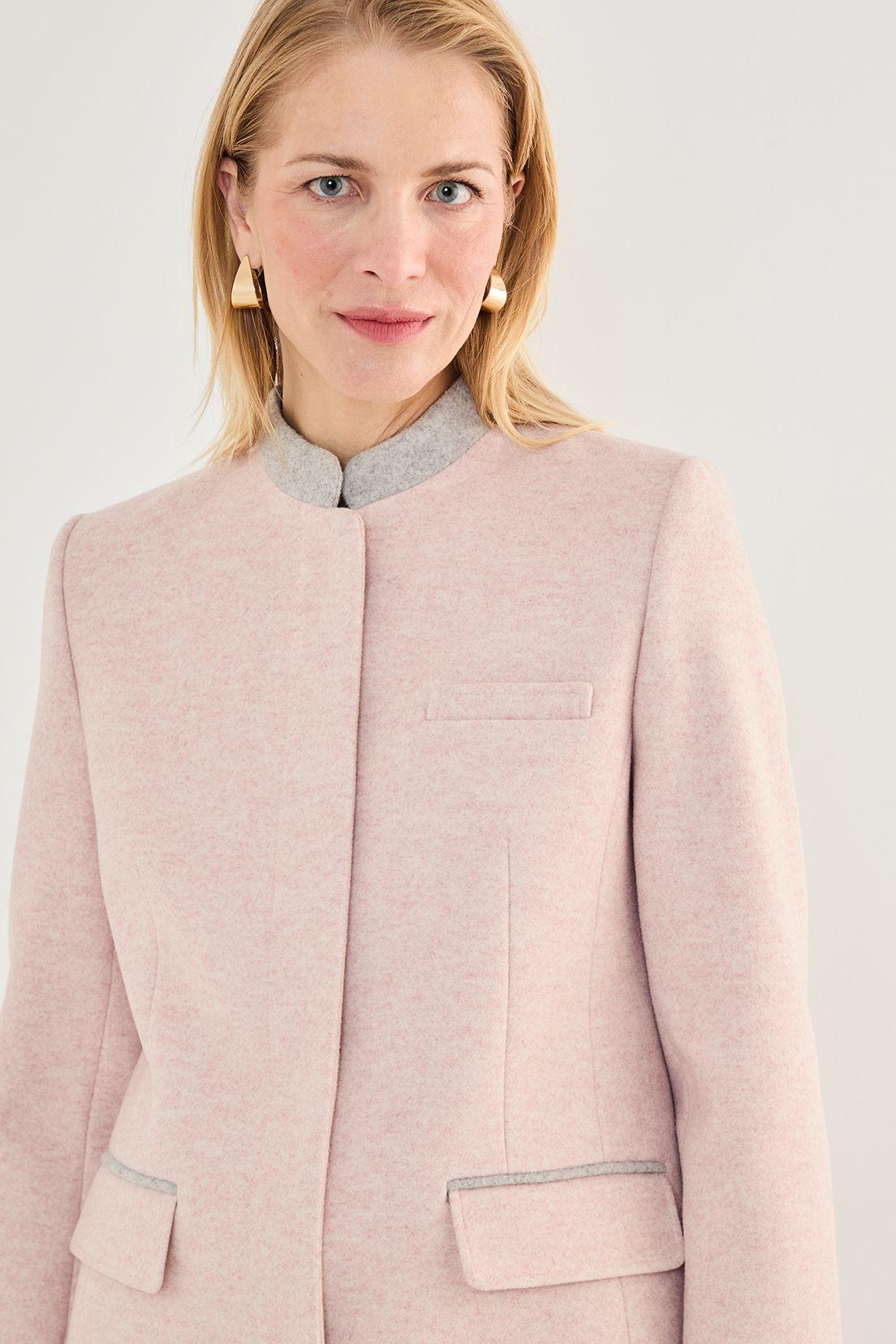 Abrigo Melange Bicolor Rosado 17202125003123-4