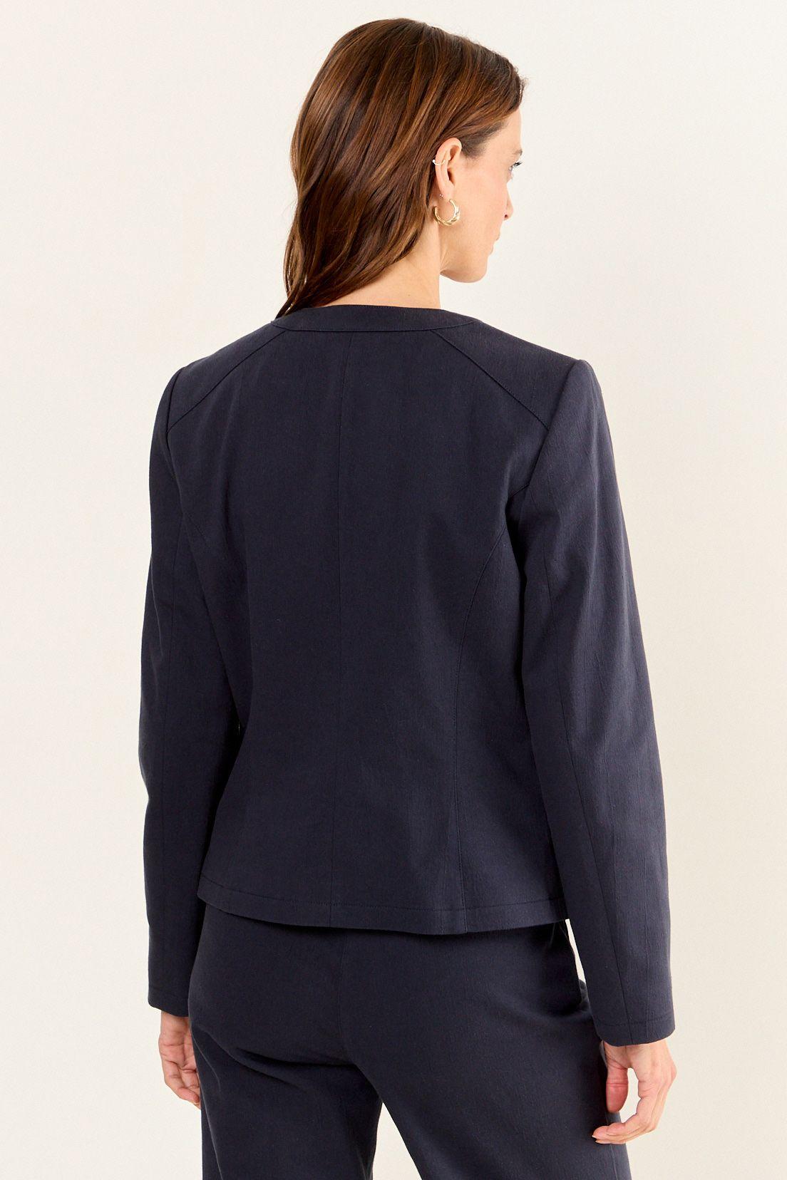 Casaca Cuello Redondo Azul Ma Griffe 17502126004104-2