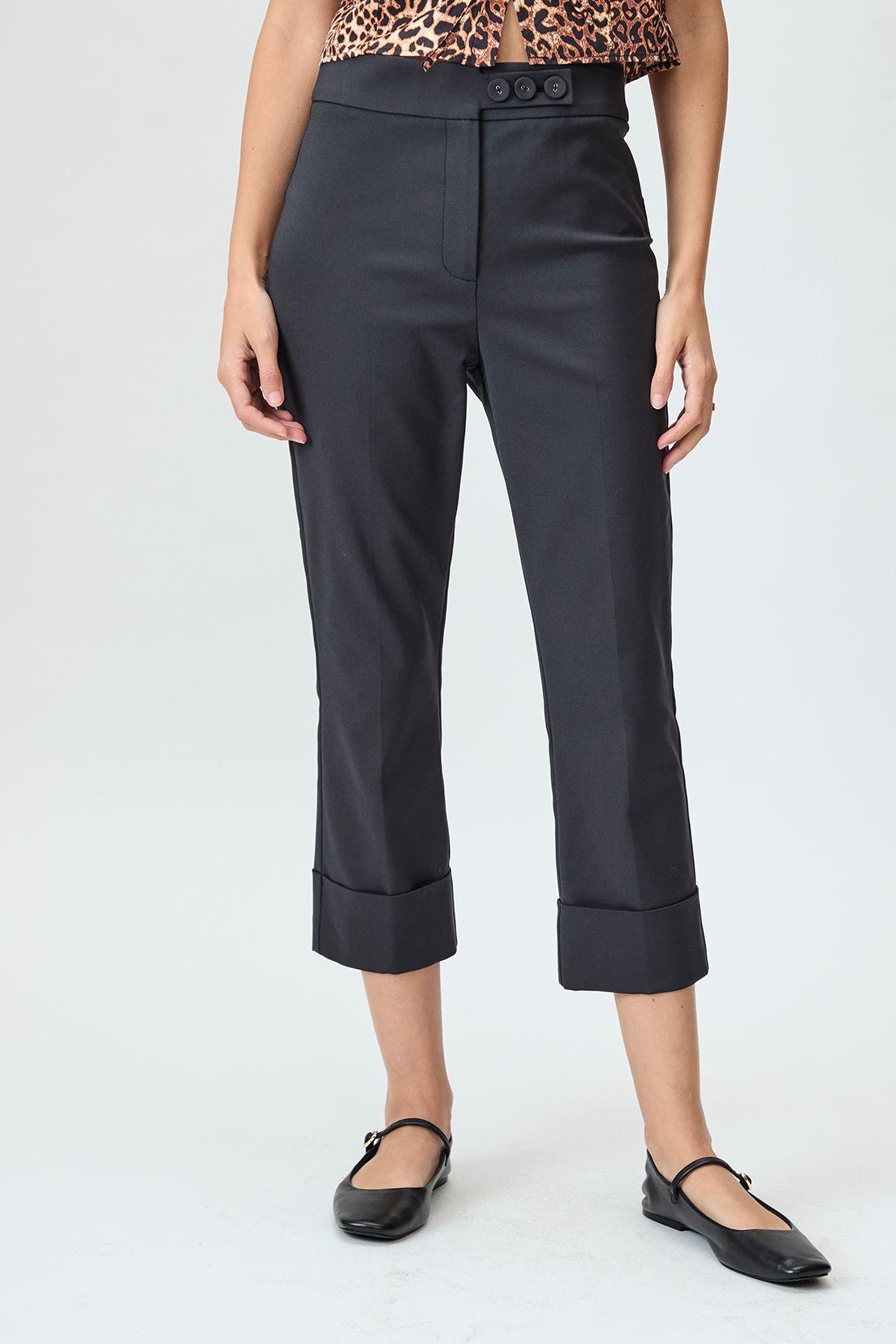 Pantalon Liso Negro iO 11020125003102-1