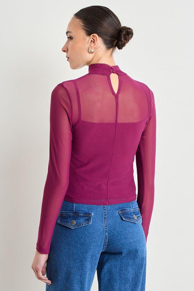 Polera Manga Larga Morado Ash 14207225003121-2