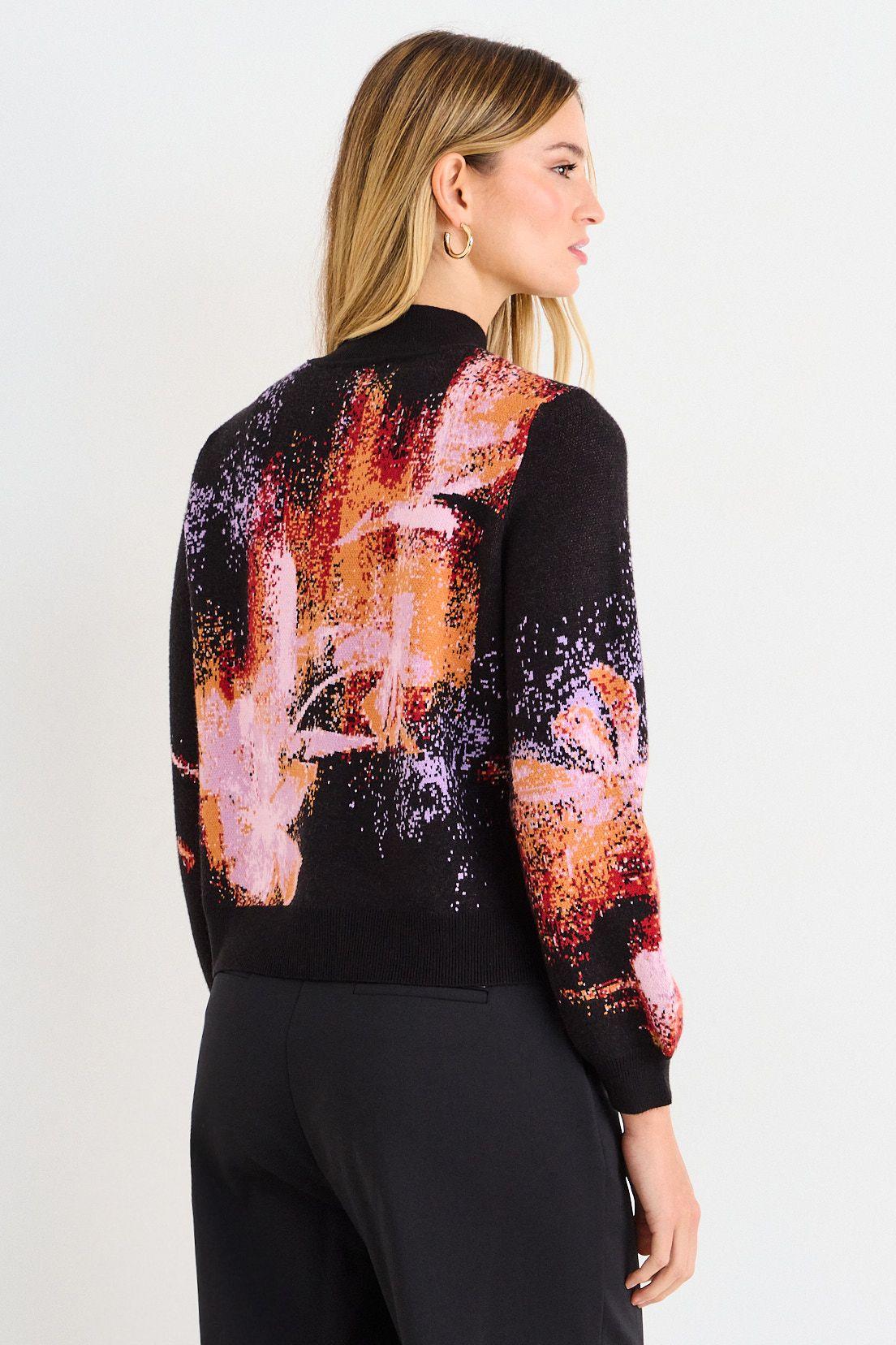 Sweater Jacquard Negro Ash 18707226001102-2