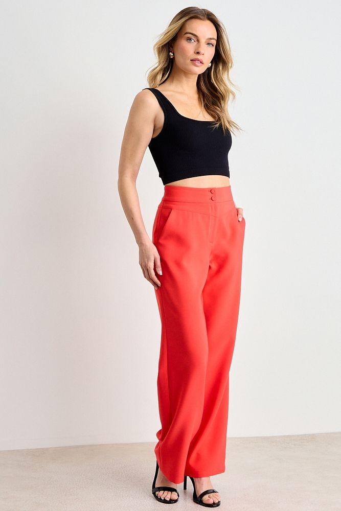 Pantalon Recto Liso Rojo Ash 11007225011103-3