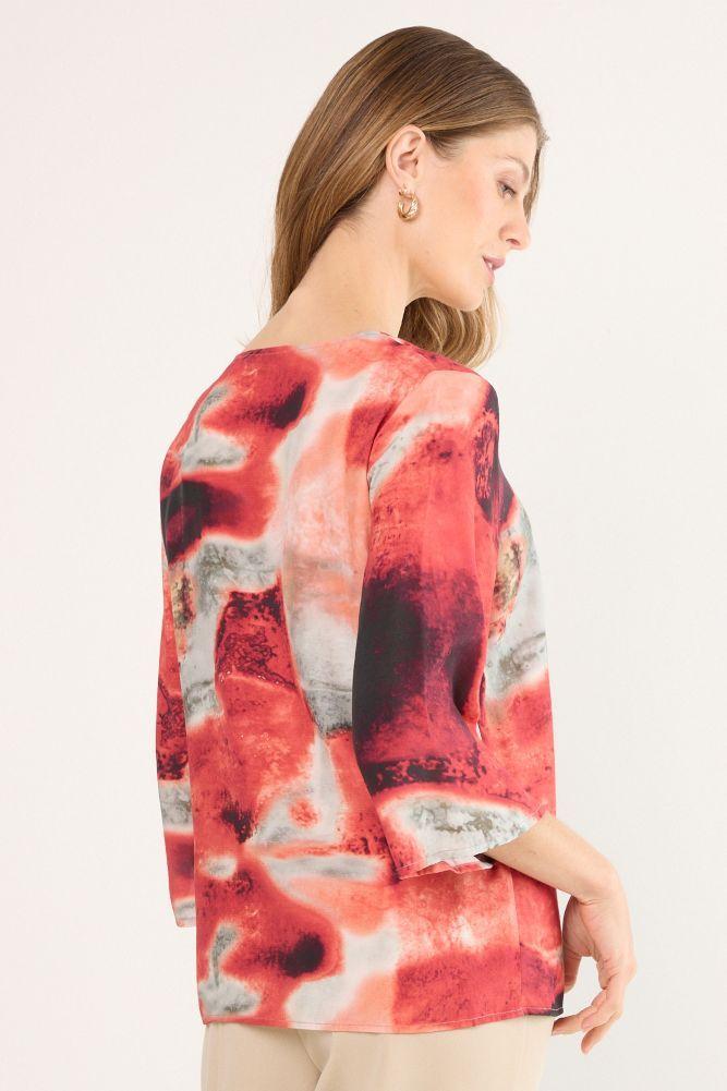 Blusas Manga Larga Coral Ma Griffe 14102225055133-2