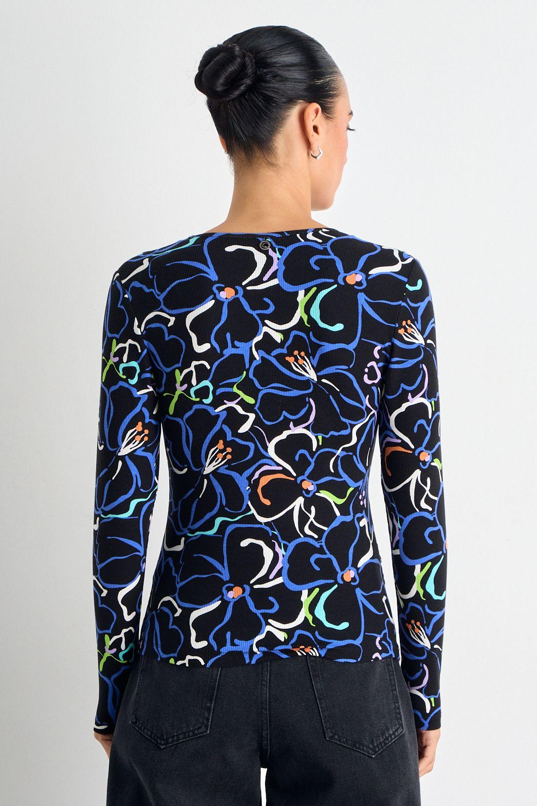Polera Manga Larga Negra iO 14320225051103-3