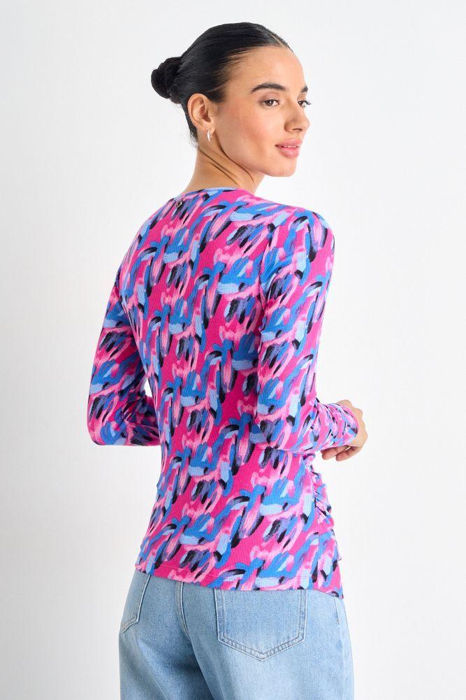 Polera Manga Larga Rosada iO 14320225051103-2
