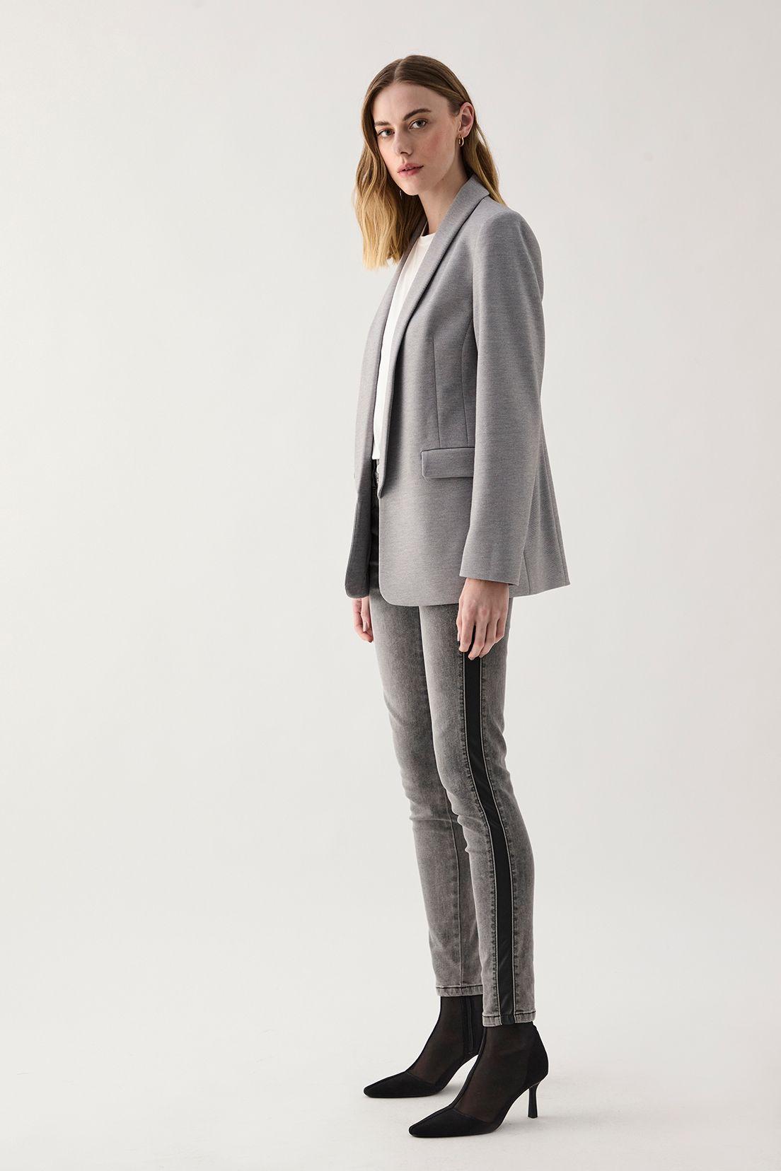 Blazer Liso Gris 16007125003113-2