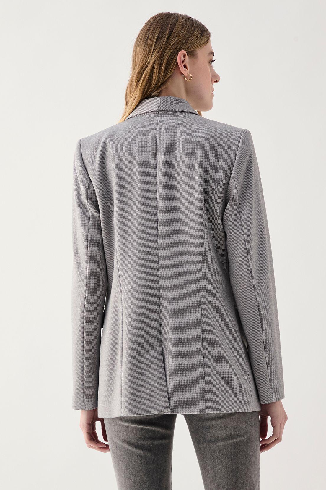 Blazer Liso Gris 16007125003113-3