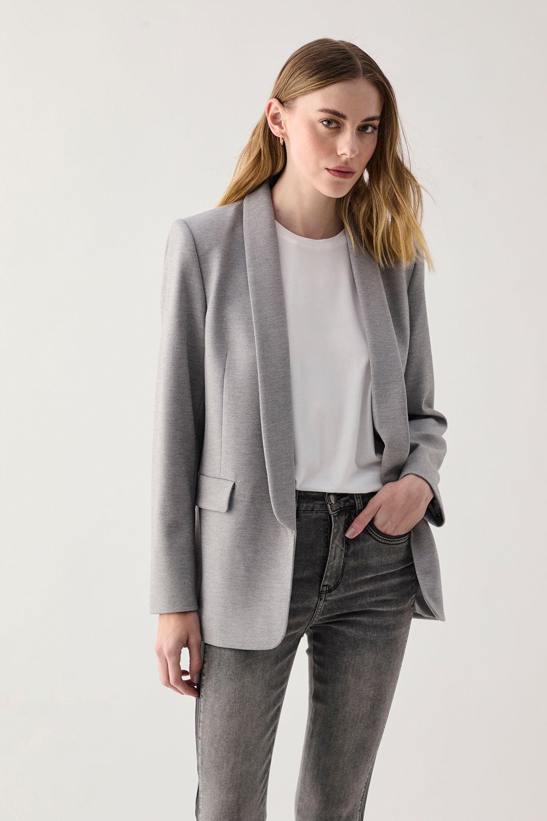 Blazer Liso Gris 16007125003113-4