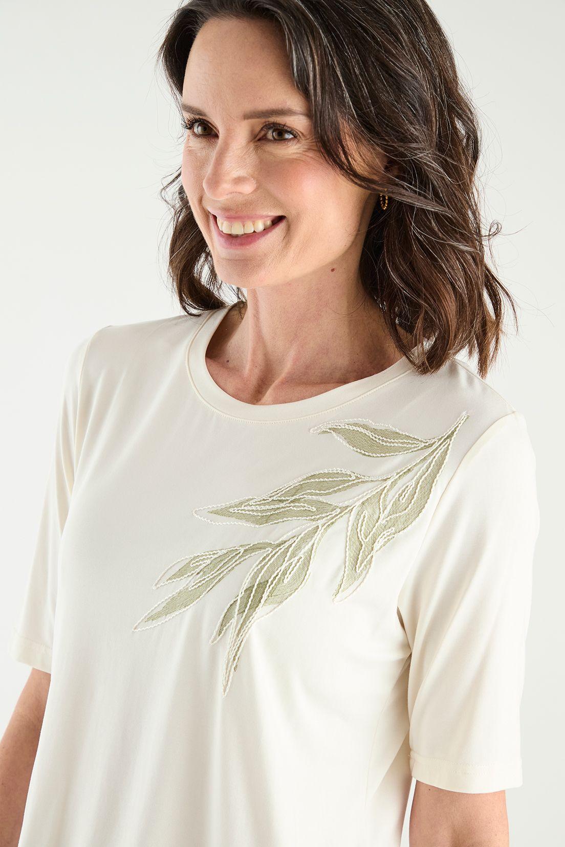 Polera Estampada Crudo Ma Griffe 14602224056105-1