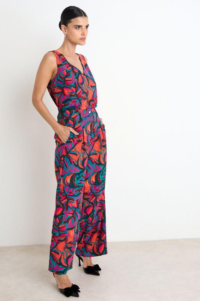 Blusa Fantasia Cuello En V Rojo Ash 14107225057103-4