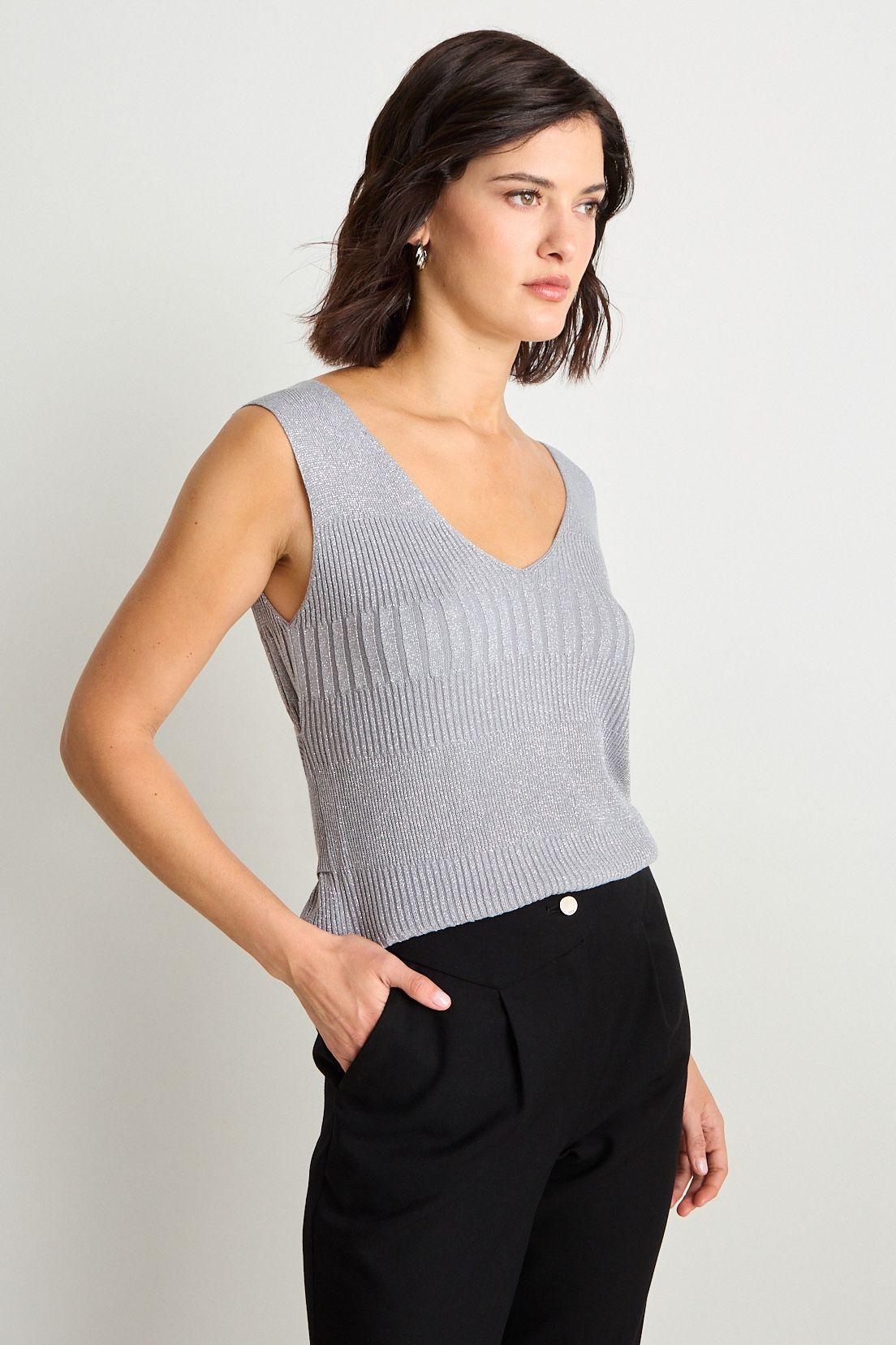 Polera Sin Mangas Gris Ash 18207225004113-2
