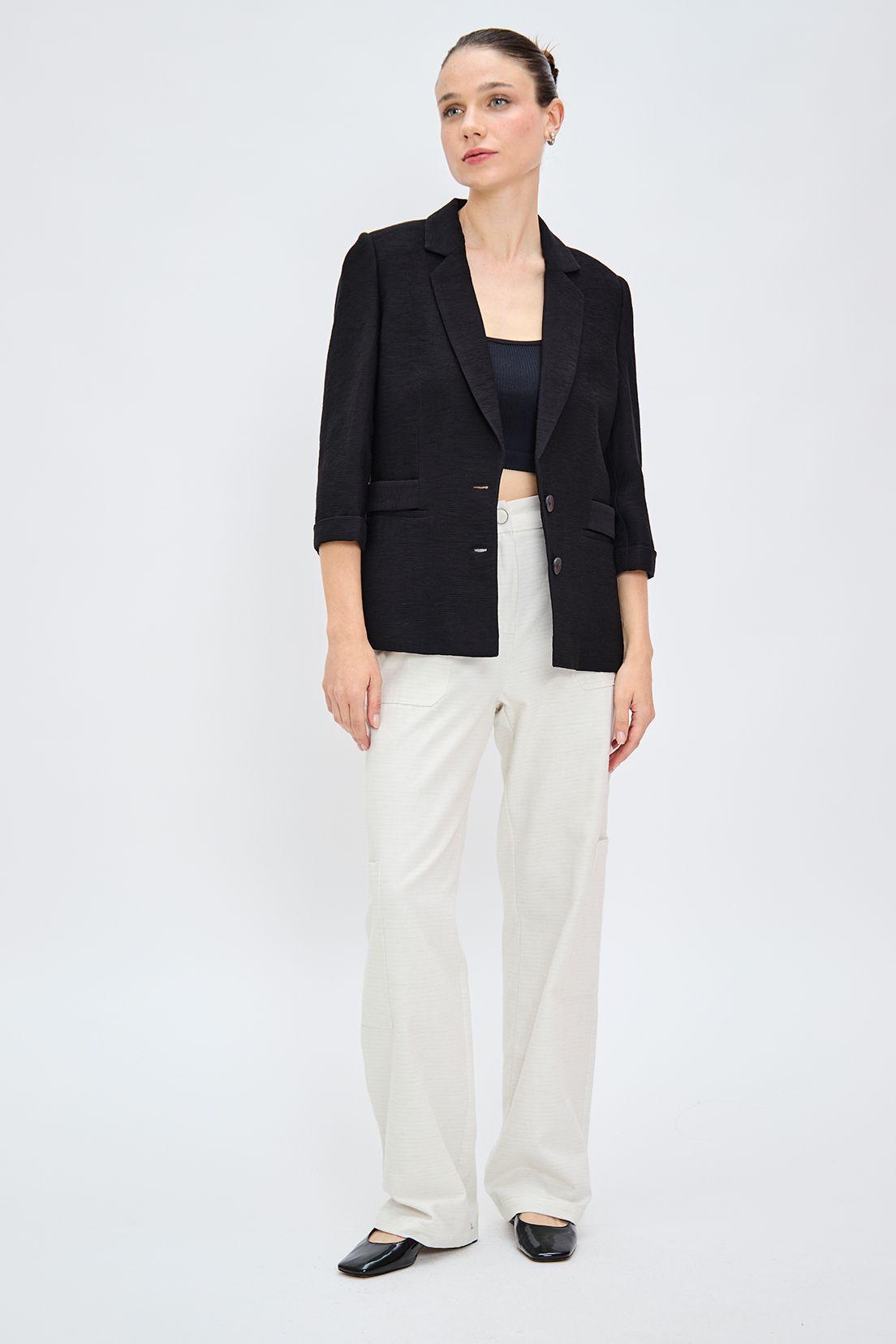 Blazer Liso Negro iO 16020224055102-4