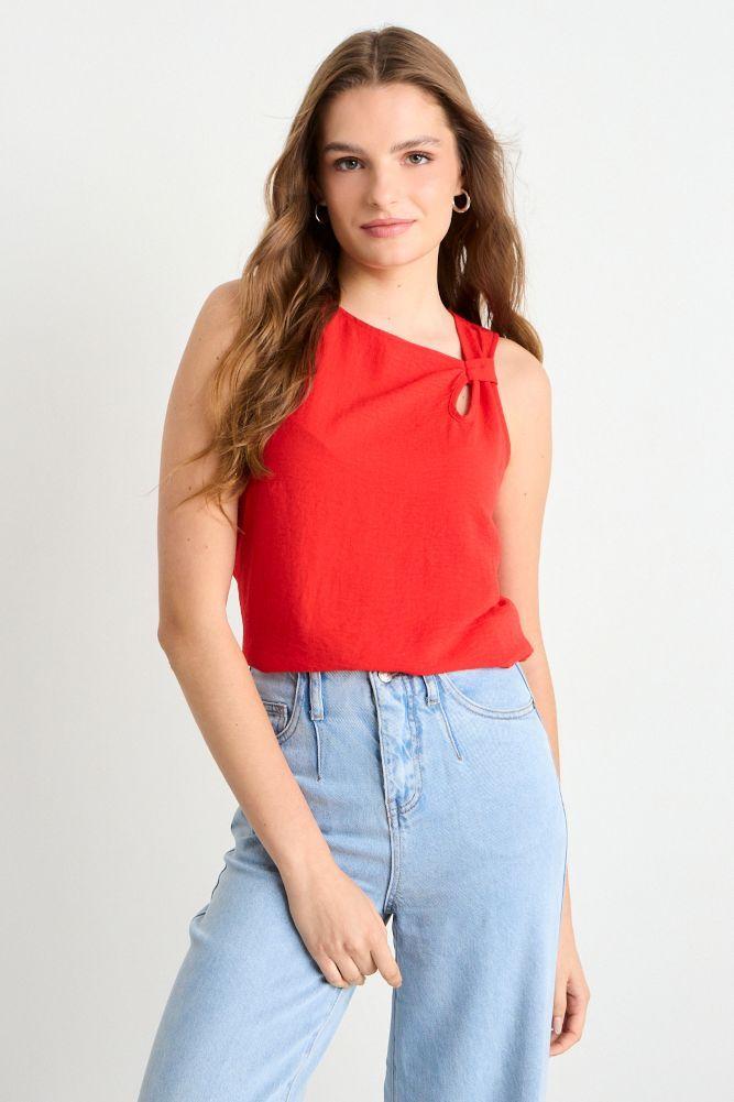 Polera Lisa Rojo iO 14220225072103-0