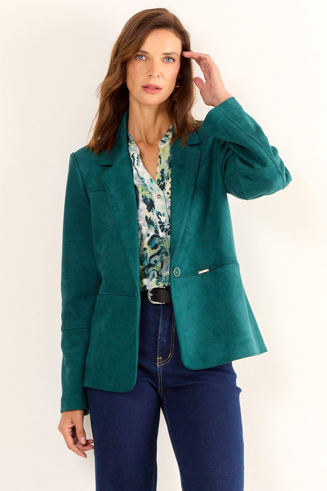Blazer Antelina Verde Ma Griffe 16002126052107-0