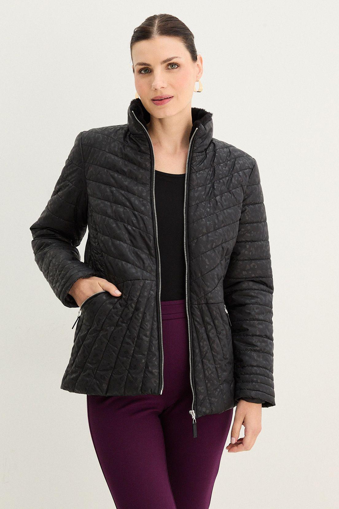 Parka Lisa Animal Print Negro 17602125005102-4