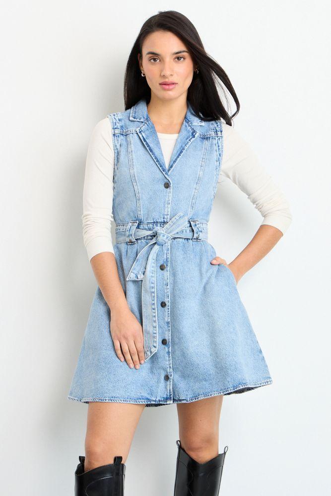 Vestido Corto Azul iO 13820225001104-0