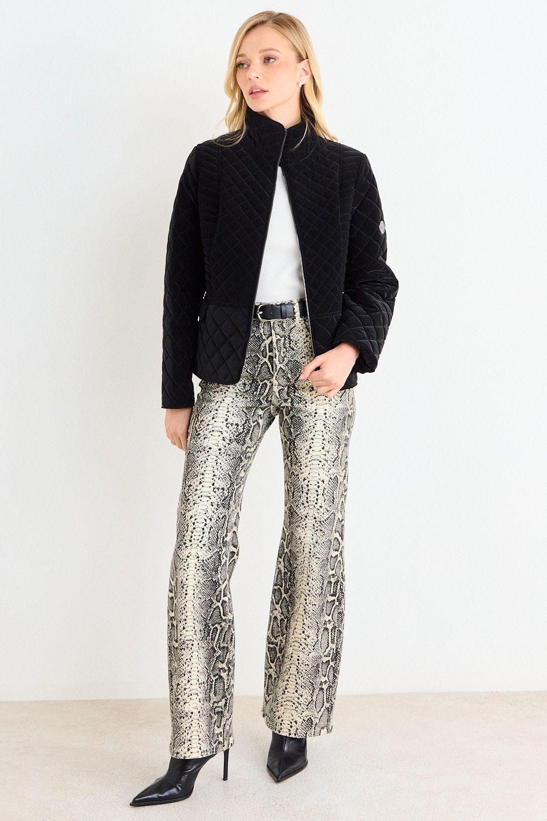 Parka Lisa Manga Larga Negro Ash 17607126002102-3