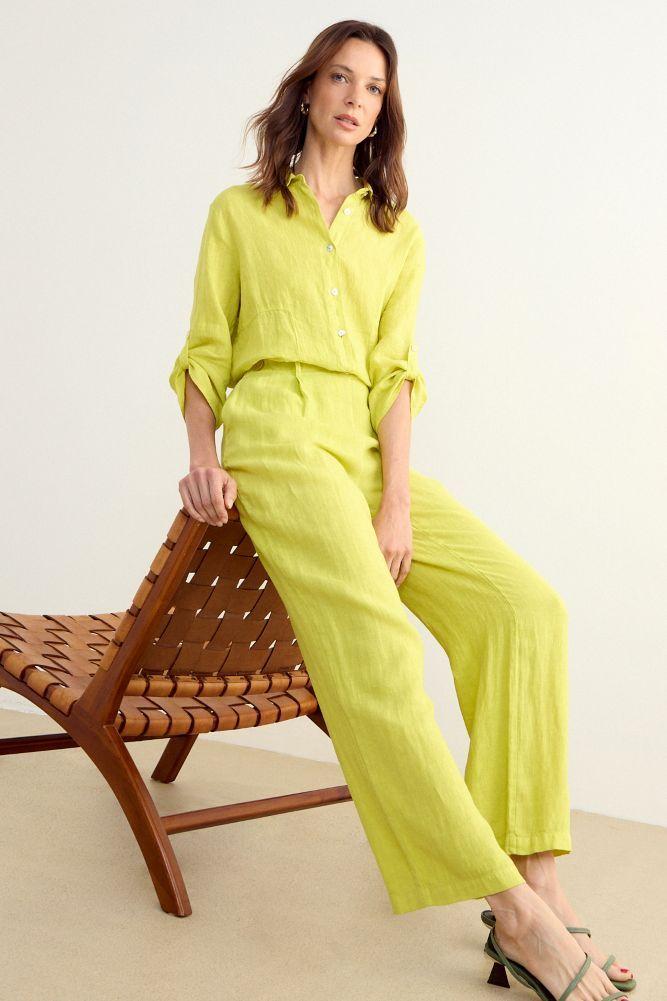 Pantalon Liso Verde Pistacho Ma Griffe 11002225302137-4