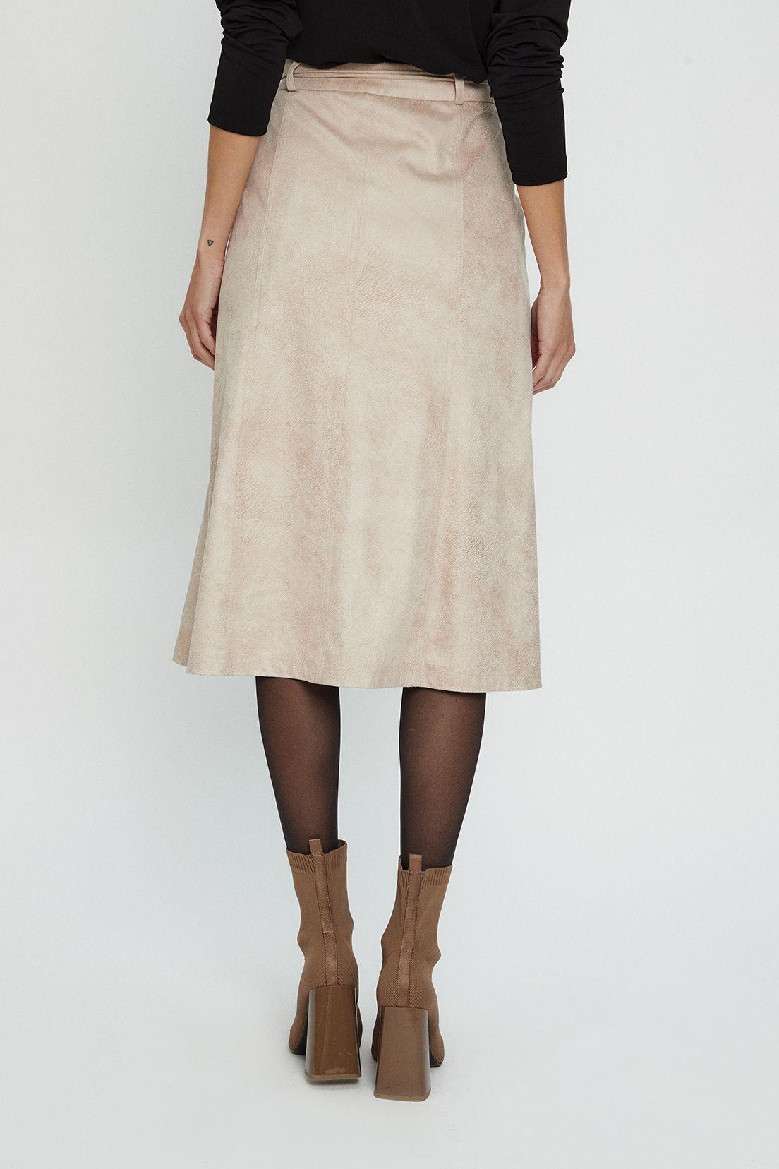 Falda Lisa Beige Ma Griffe 12002224002106-4