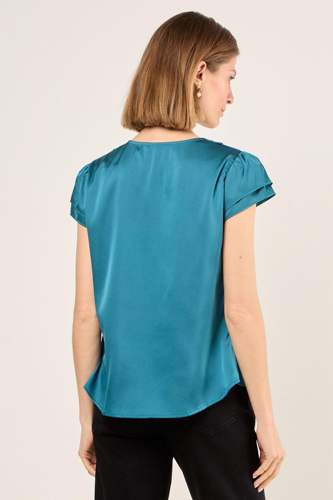 Blusa Lisa Petroleo Ma Griffe 14004225035537-2
