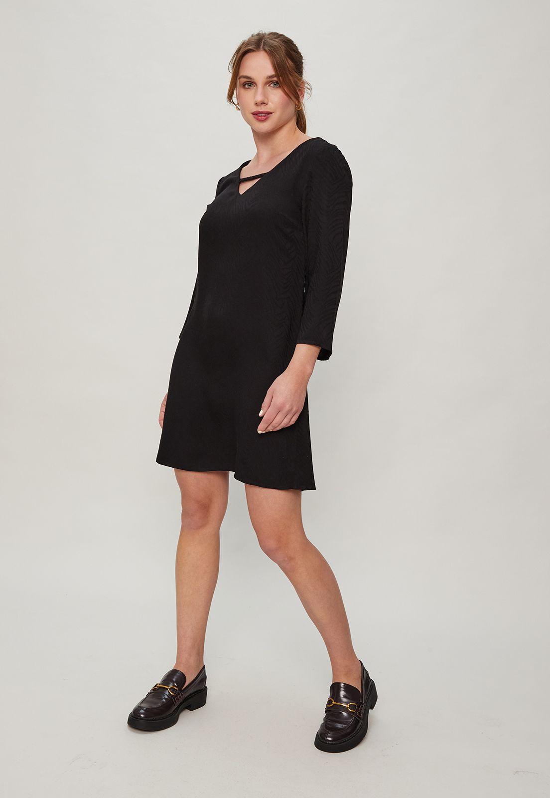 Vestido Corto Negro Negro Ash 13007124052102-2