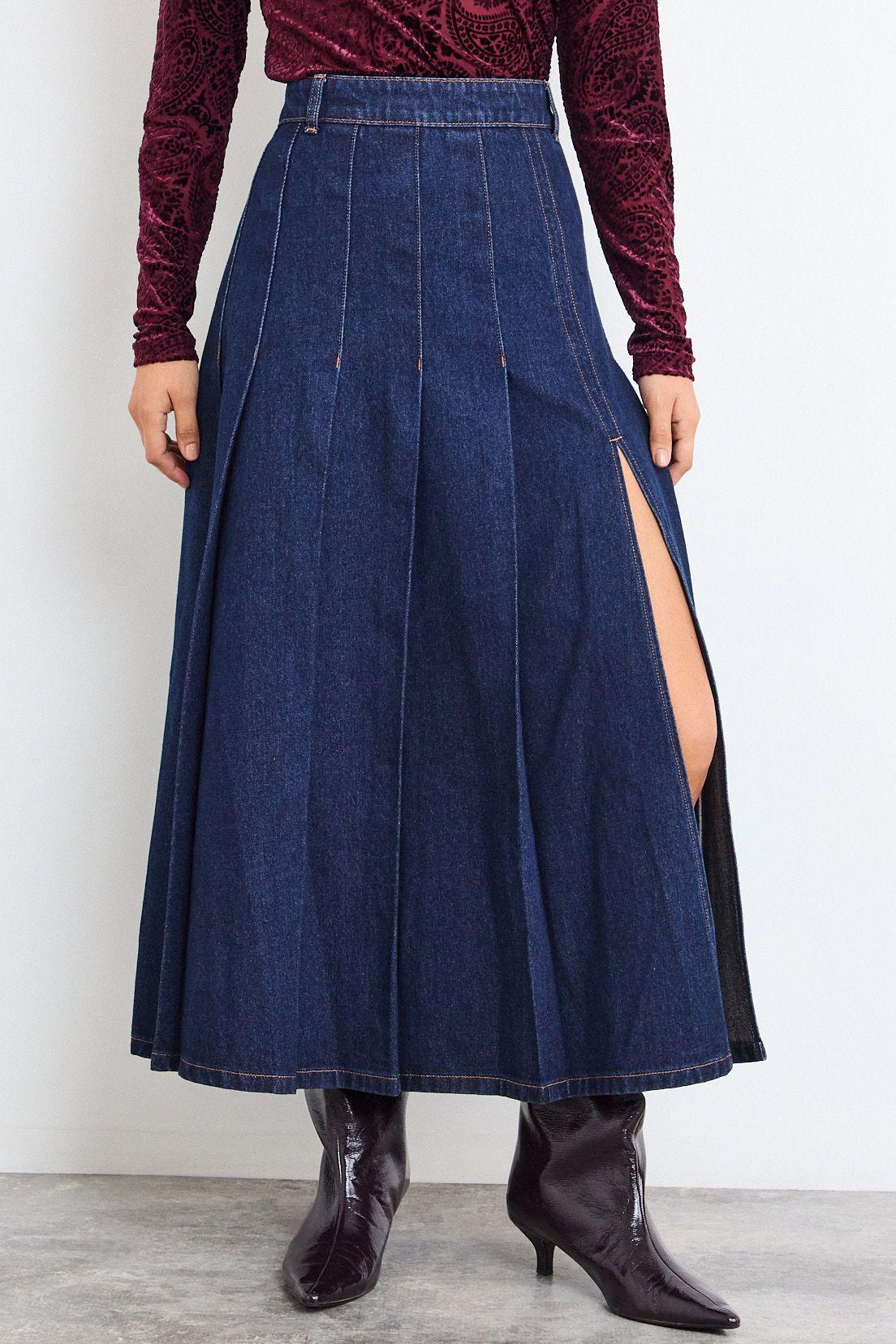 Falda Denim Azul iO 12820126002104-2