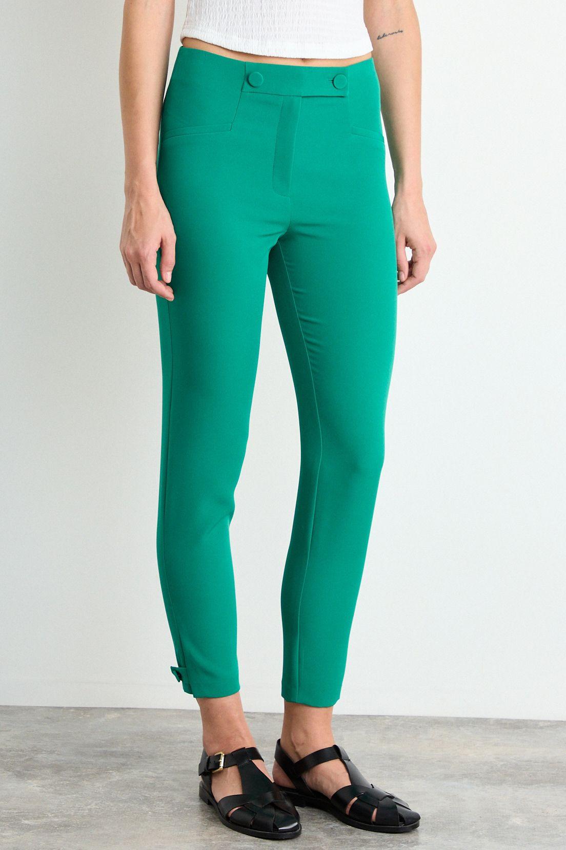 Pantalon Liso Verde Oliva iO 11020126052107-1