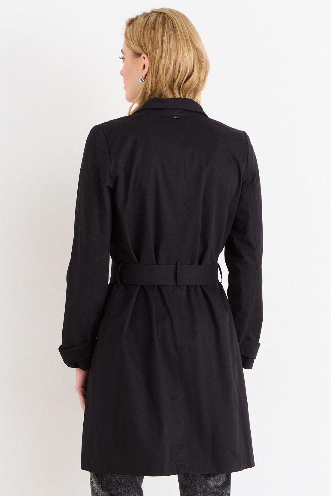 Trench Liso Negro Ash 17407226050102-3