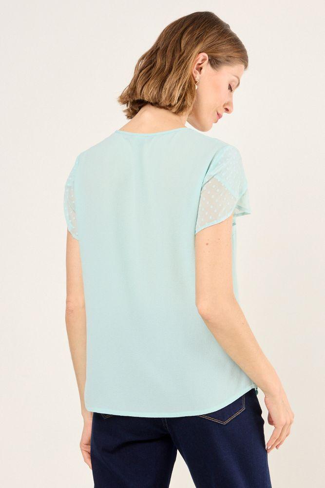 Blusa Lisa Verde Ma Griffe 14004225034117-1