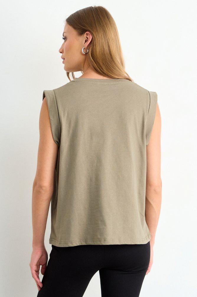 Polera Lisa Verde Oliva Ash 14204225080107-2