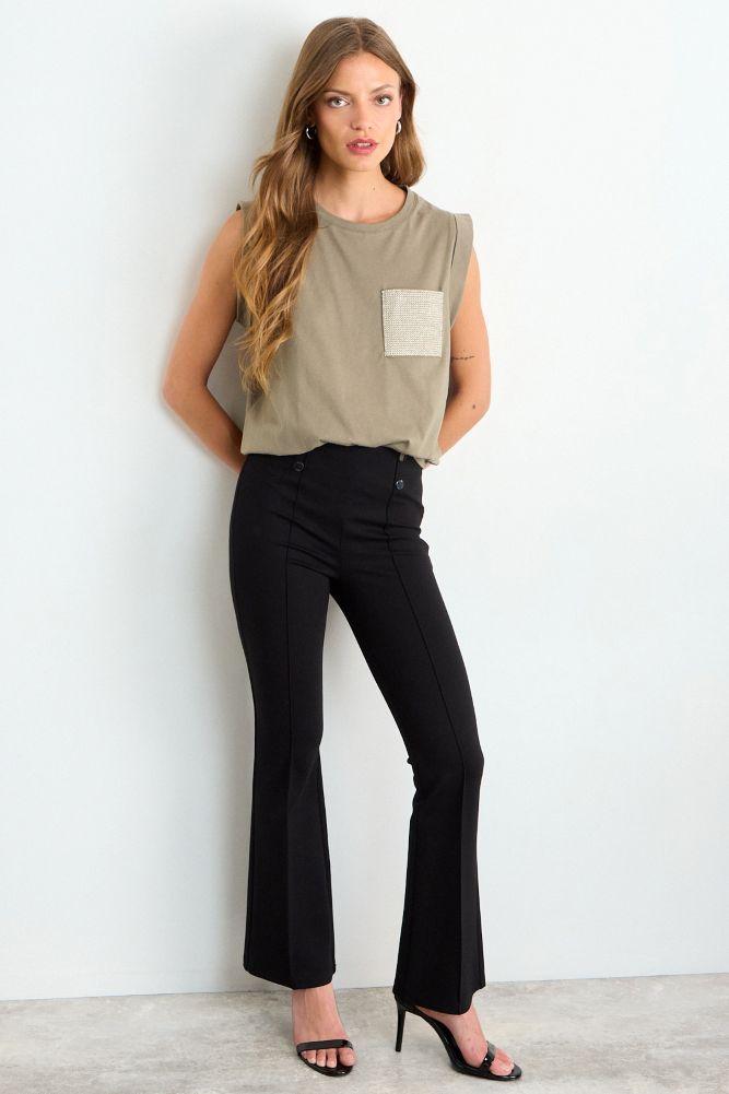 Polera Lisa Verde Oliva Ash 14204225080107-3