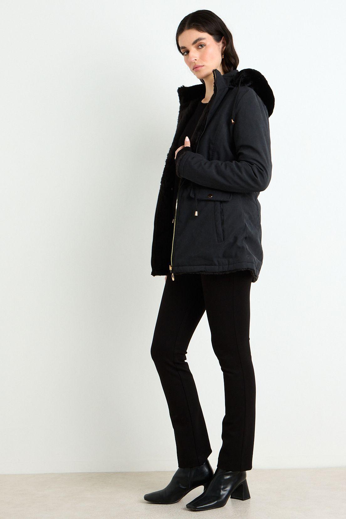 Chaqueton Liso Negro 17204224002102-2
