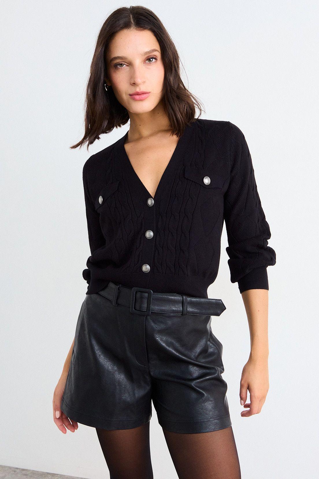 Chaleco Liso Negro iO 18020126008102-0