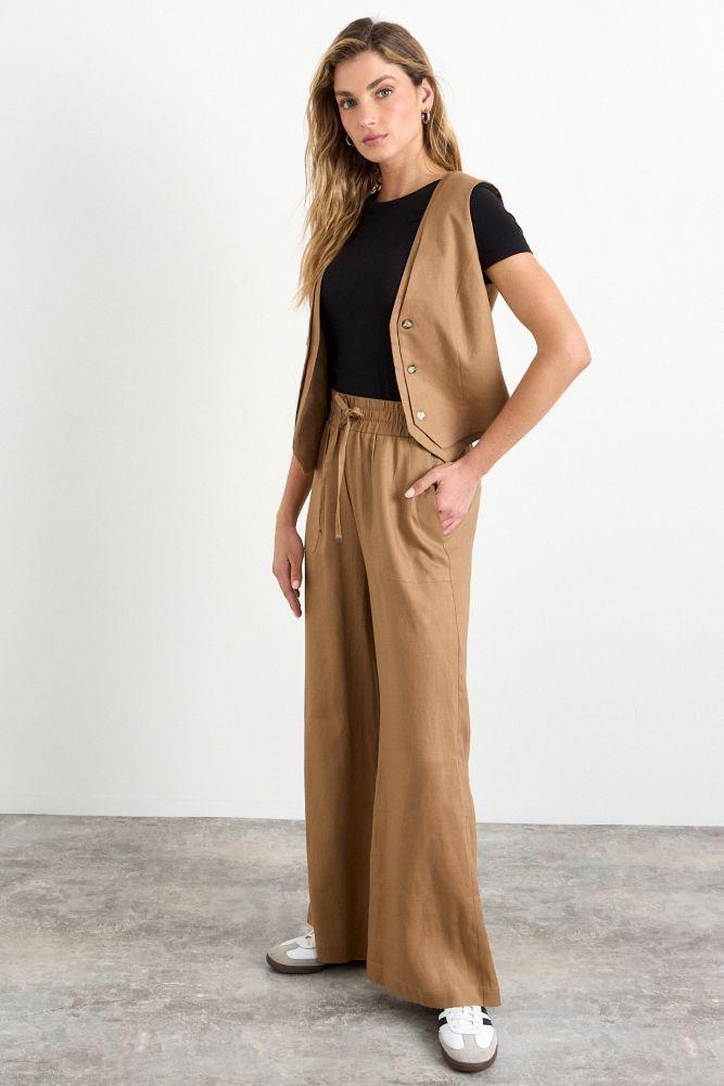 Pantalon Liso Café iO 11020225024109-4