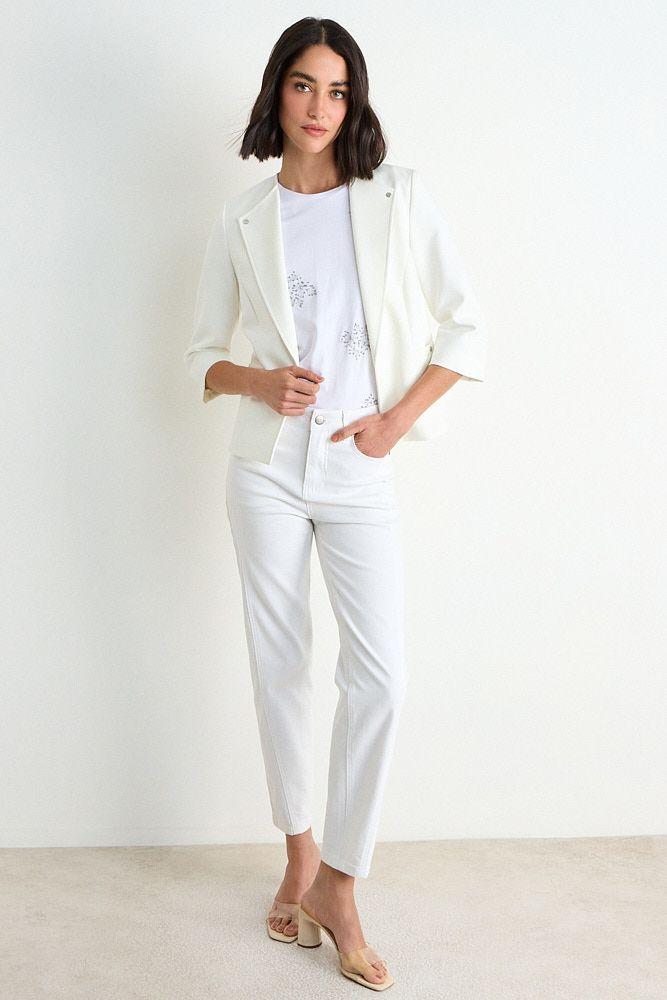 Blazer Liso Con Solapa Crudo Ash 16007225070105-3