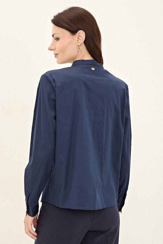 Blusa Popelina Azul Ma Griffe 14002125061104-2