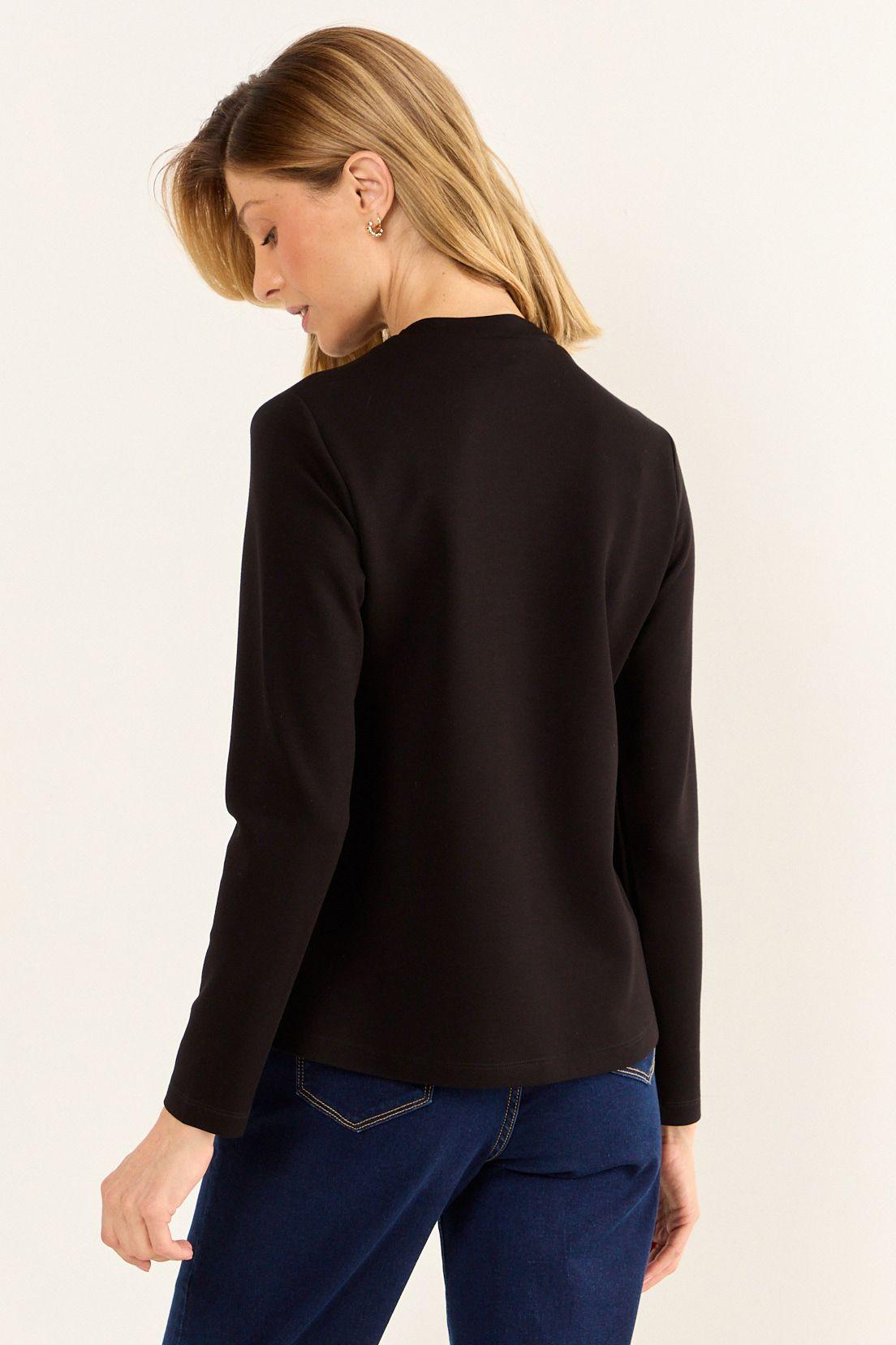 Polera Lisa Negro Ma Griffe 14202126009102-3