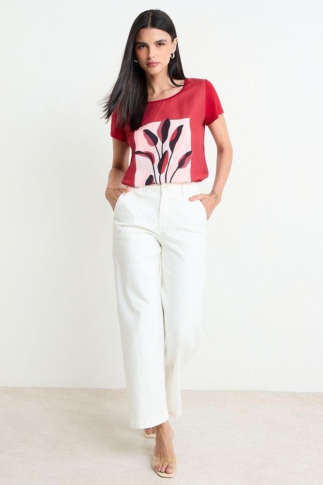 Polera Estampada Rojo Ash 14604225072103-3