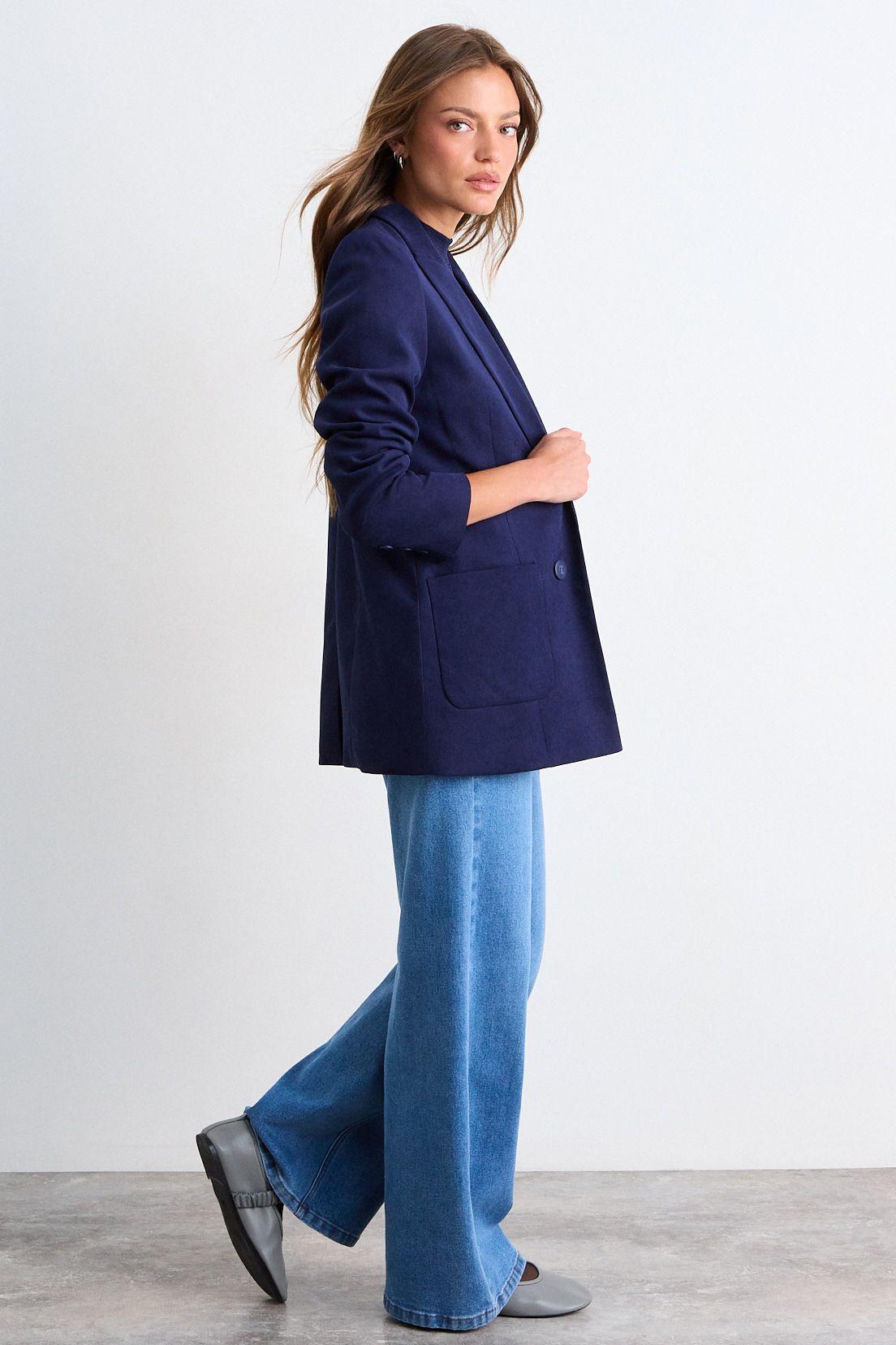 Blazer Liso Azul iO 16020126061104-3