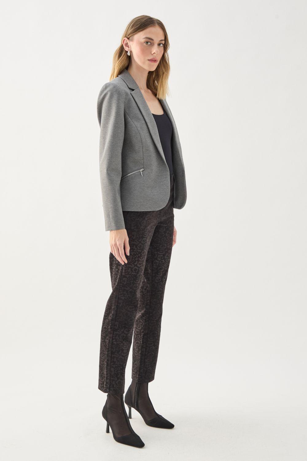Blazer Liso Gris 16007125091113-0
