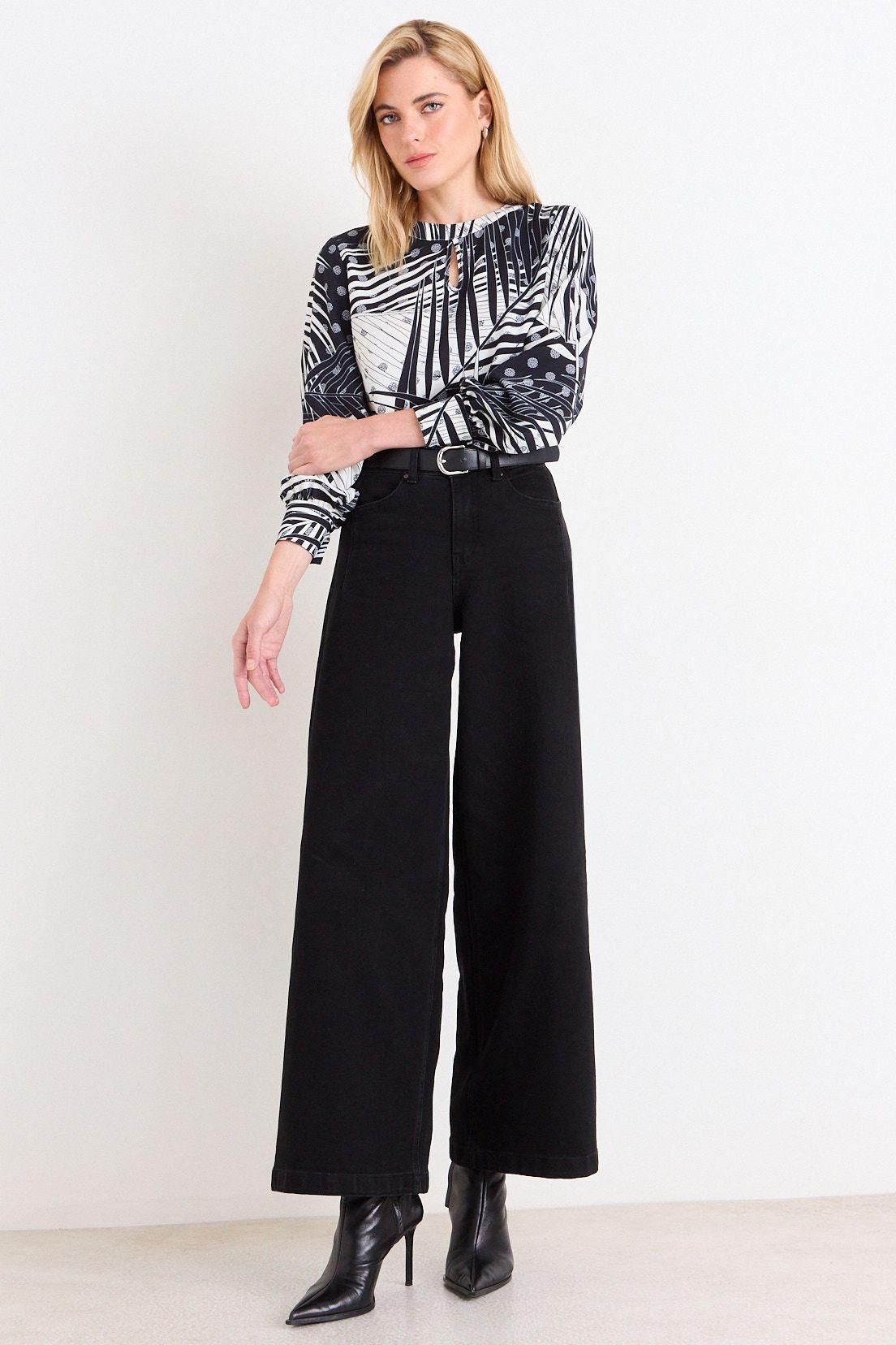 Blusa Estampada Negro Ash 14107226004102-4