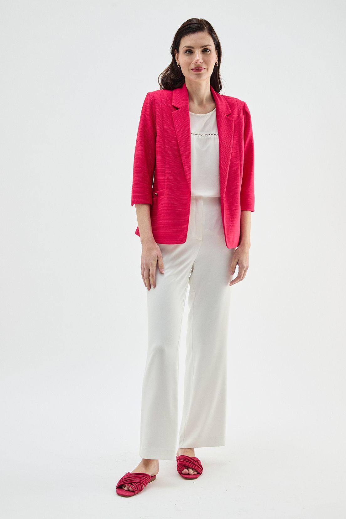 Blazer Solapa Abierta fucsia Ma Griffe 16002224004116-0