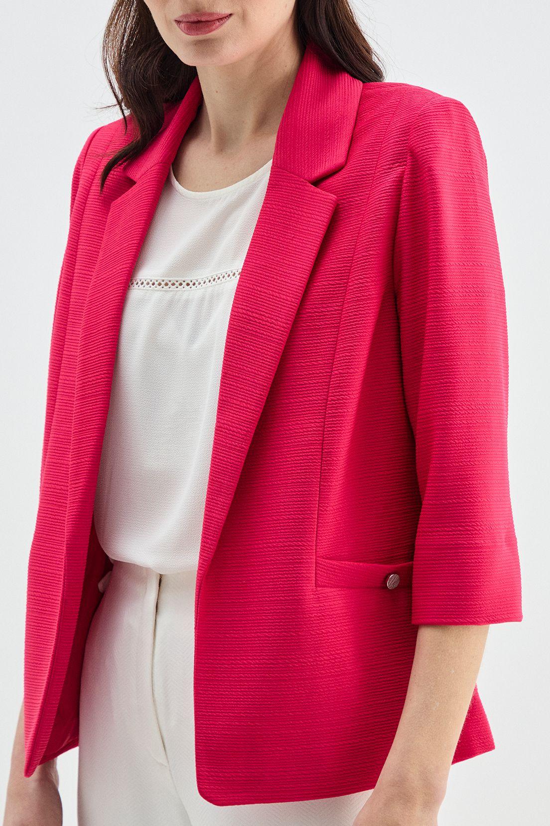 Blazer Solapa Abierta fucsia Ma Griffe 16002224004116-1