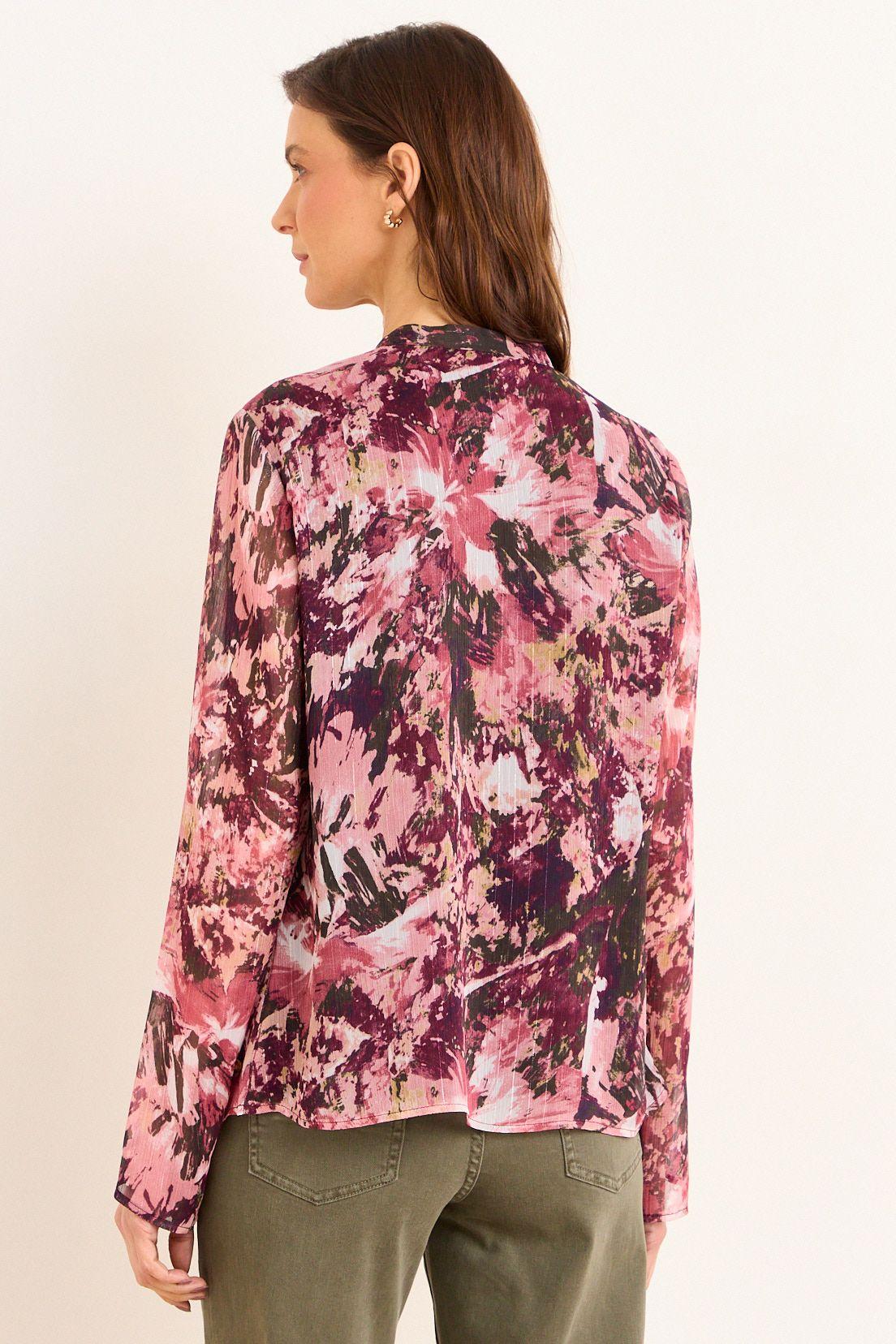 Blusa De Yoryu Cuello Mao Negro Ma Griffe 14102226002102-2