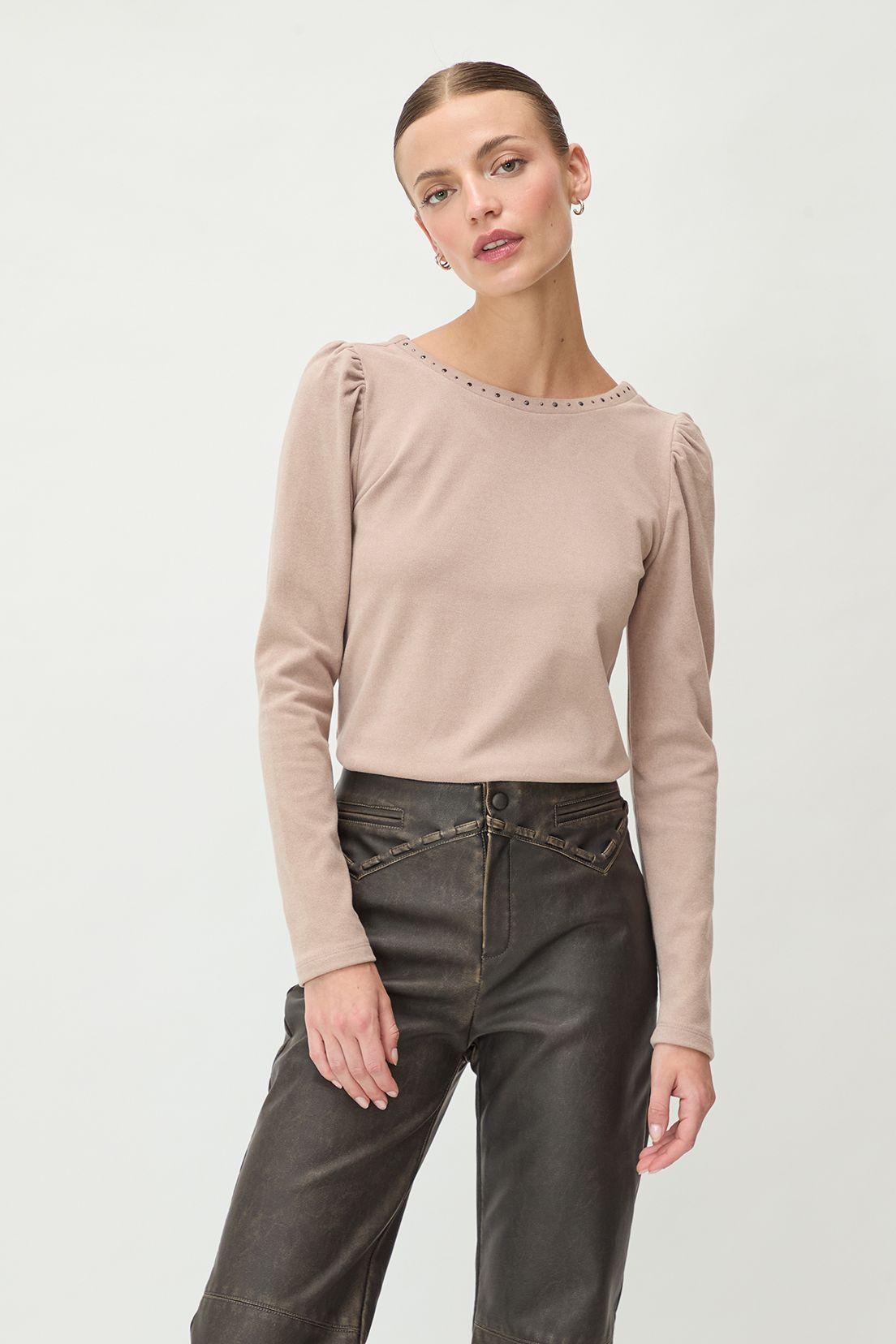 Polera Lisa Beige 14220125057106-0