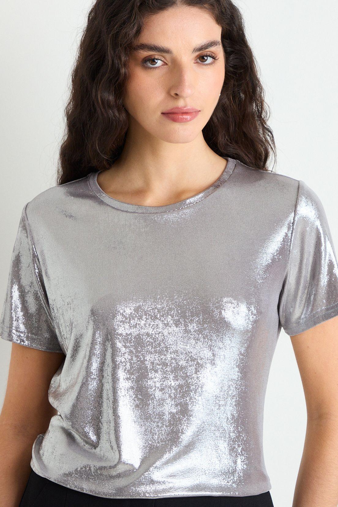 Polera Manga Corta Gris Ash 14207225050113-1