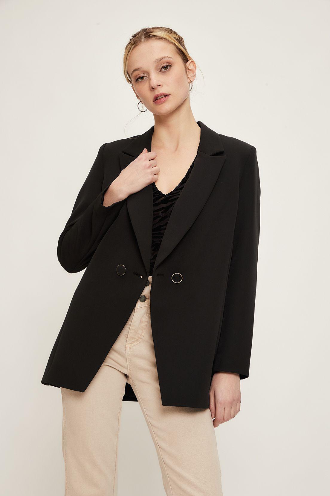 Blazer Liso Negro iO 16020224008102-0