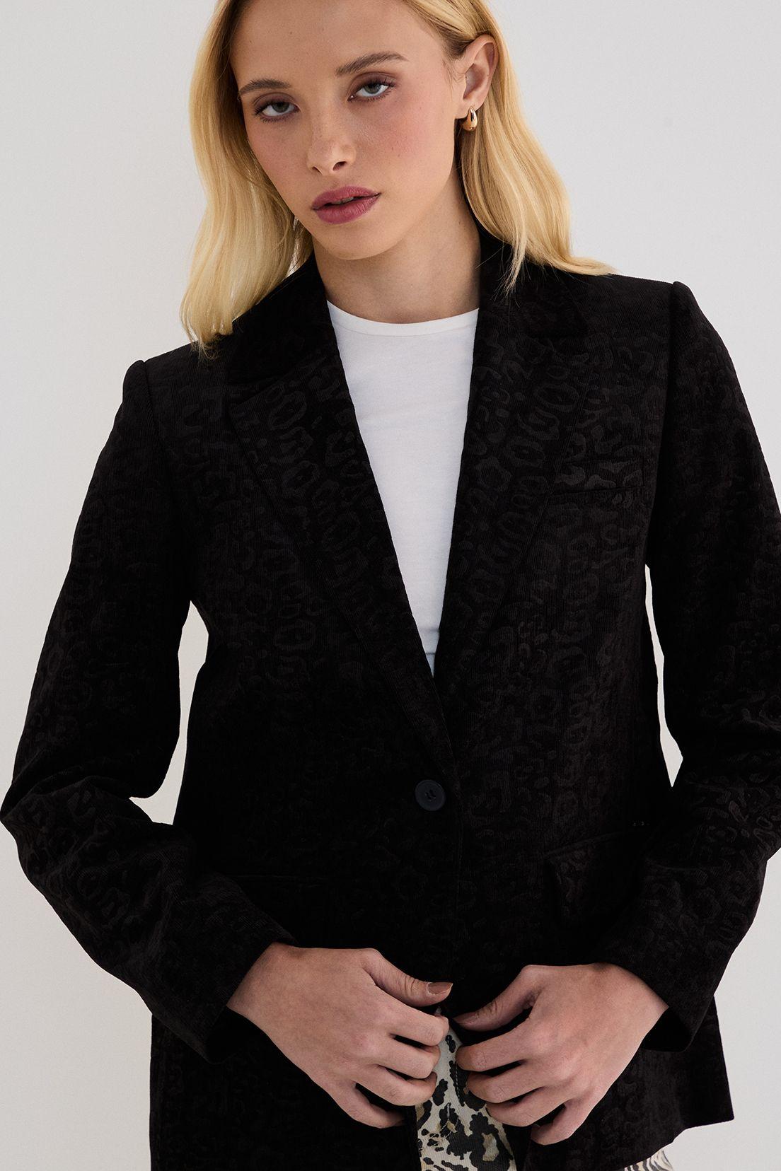 Blazer Liso Negro 16007125053163-1