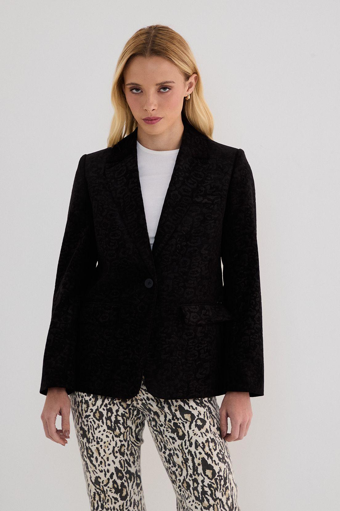 Blazer Liso Negro 16007125053163-4
