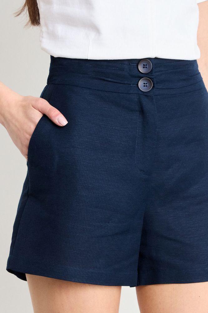 Short Liso Azul iO 11220225060104-1